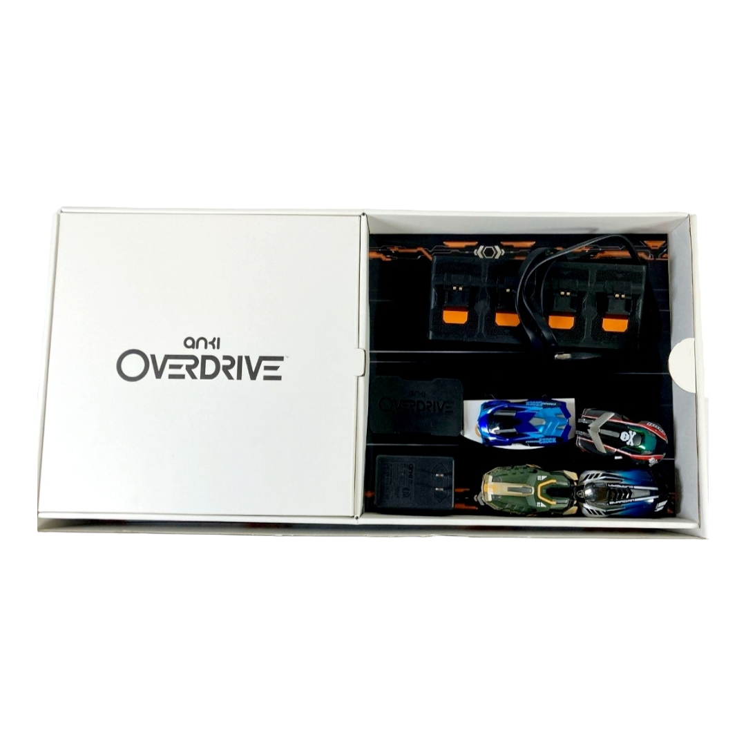 ANKI Overdrive *Starter Kit w/ Straight/Curved Track, 4 Cars, Kits & much more!  (Like-New)