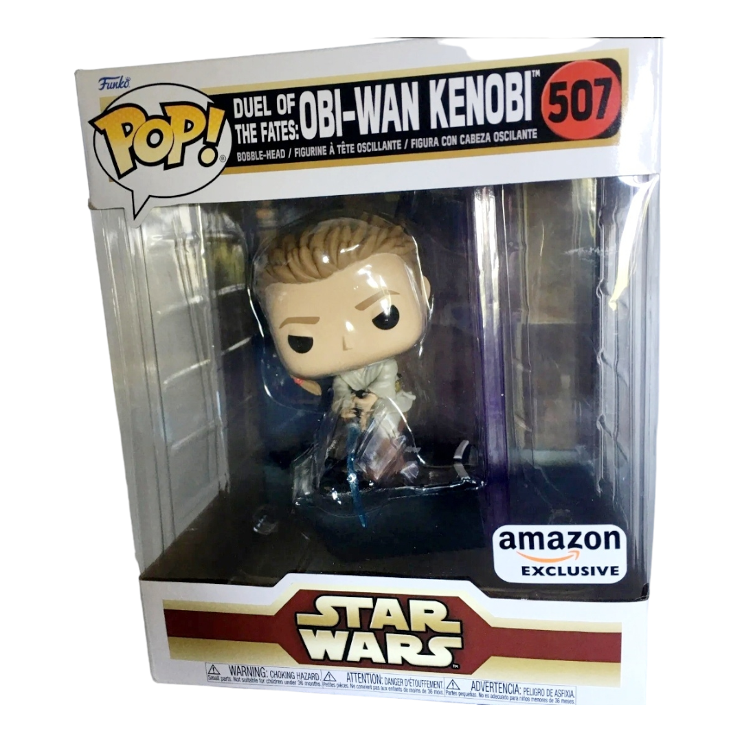 NIB *Funko Pop #507 Deluxe Star Wars Duel of The Fates OBI-Wan Kenobi Amazon Exc.