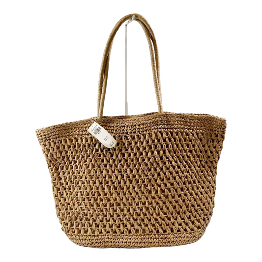 New *Abercrombie & Fitch Lightweight Woven & Lined Packable Resort Beach Tote