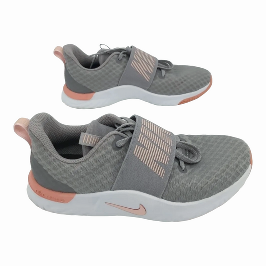New *Women's Nike Renew TR9 Running Tennis Shoes (10.5) Grey Lace-up Low Top