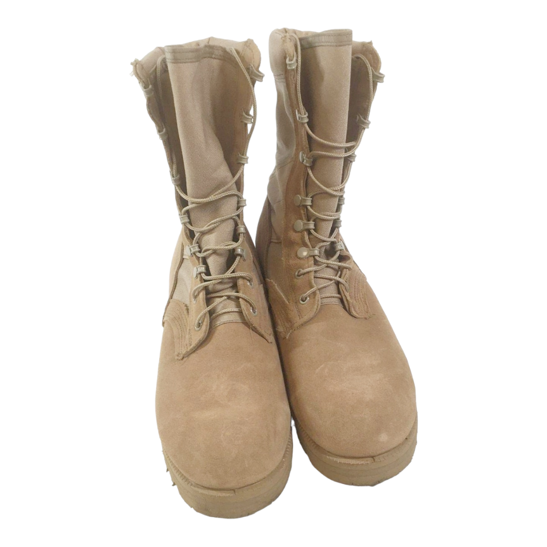 Men's *U.S. Army Suede & Cordura Dessert Storm Boots - Size 11.5R  (Like-New)