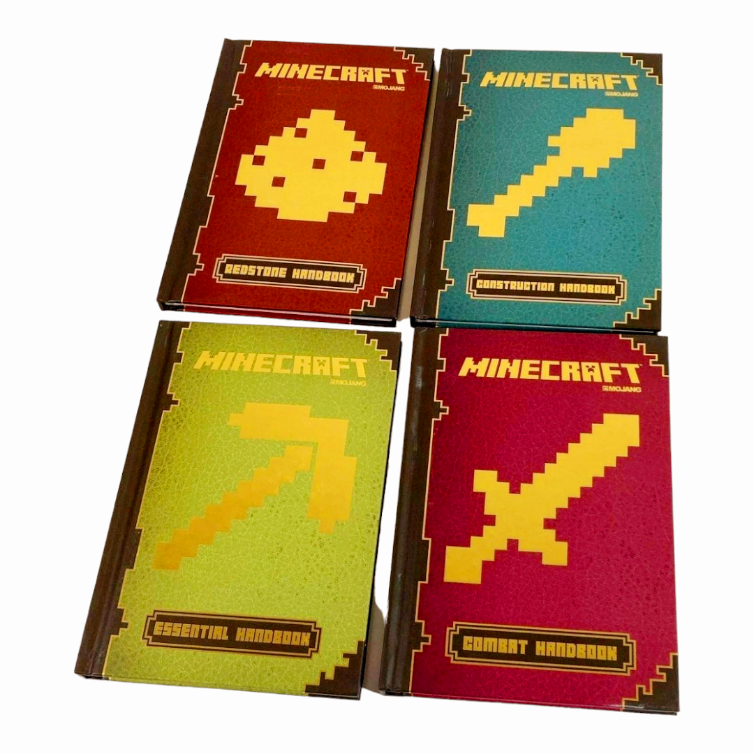 MINECRAFT: The Complete Handbook 4-Book Collection Hardback 1st Edition 2014