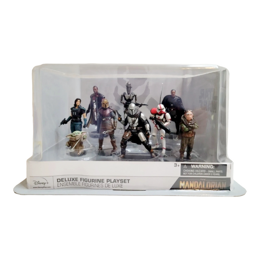 New *Star Wars The Mandalorian Deluxe Figure Play Set Toys Disney Store