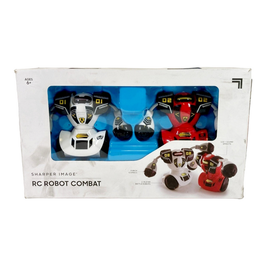 Exciting *Sharper Image Remote Control (RC) Robot Combat Wireless LED+ Sound
