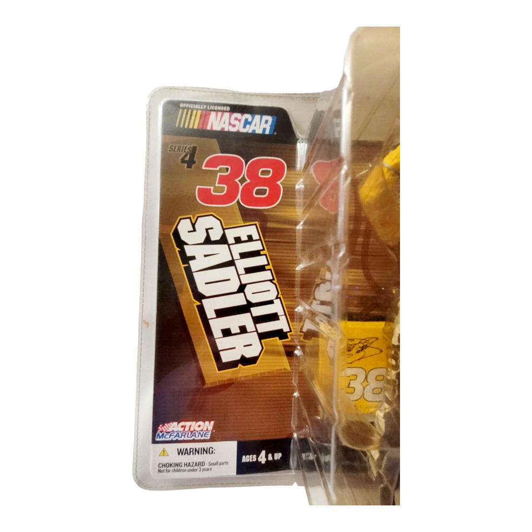 New *Autographed "Elliott Sadler" NASCAR Action Figure #38 M&M's Outfit (Series 4)