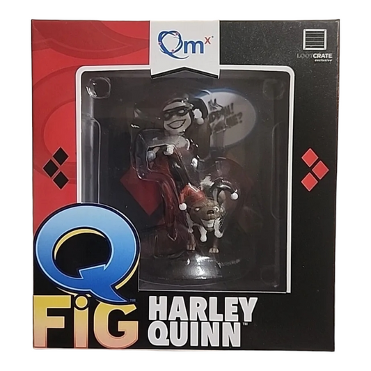 NIB *Loot Crate Q-Fig HARLEY QUINN Figurine "Hi Puddin! Miss Me" DC Comics 2016