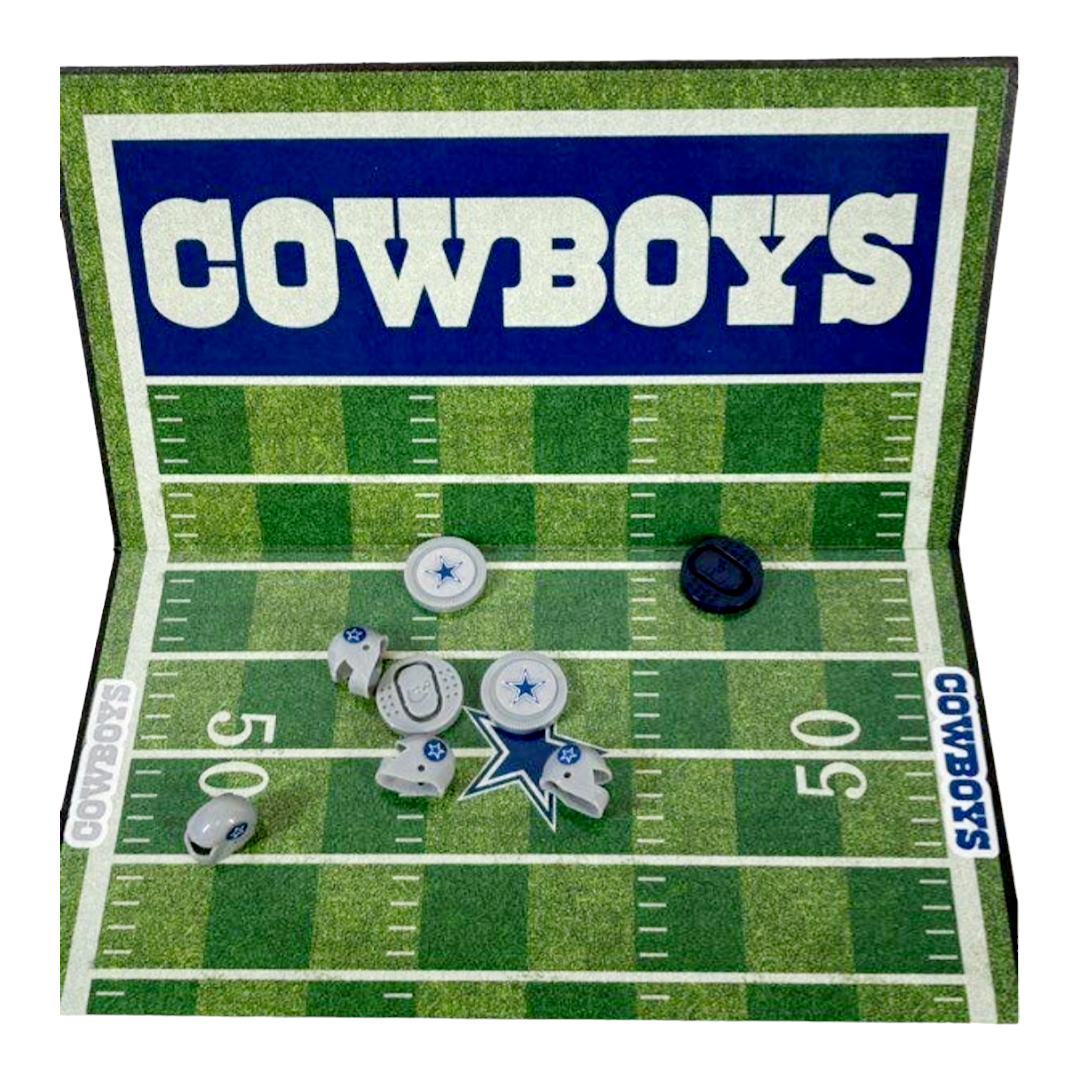 NIB *NFL Dallas Cowboys Checkers Board Game 13" x 21"