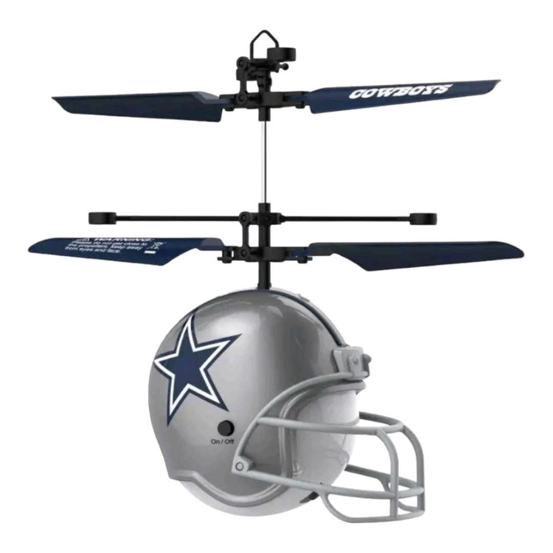 NIB *NFL Dallas Cowboys, Remote Control RC Helmet Flyer