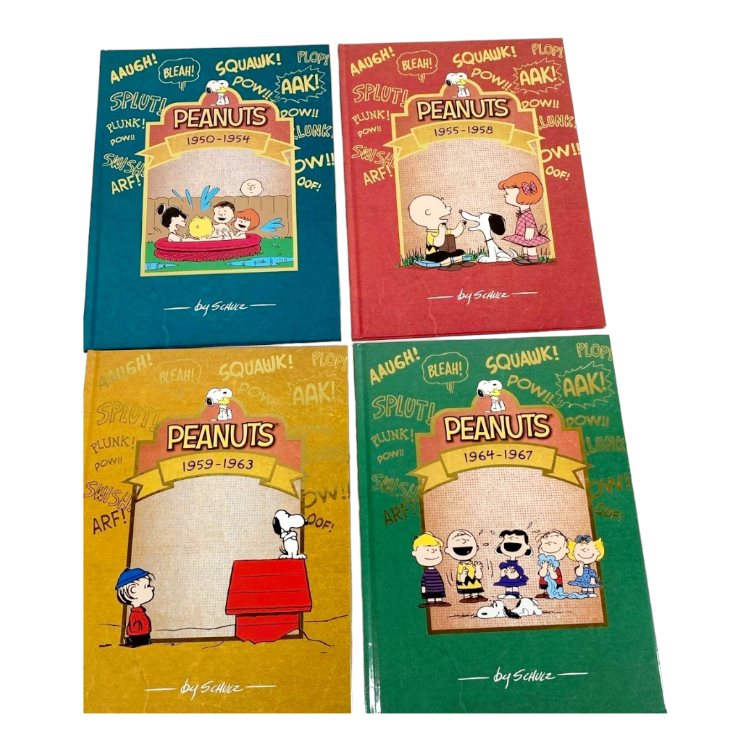 Classic Library *PEANUTS Four (4) Book Slipcase [1950 - 1967] by Schulz