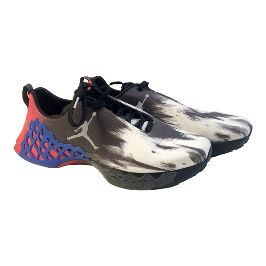 Men's *Air Jordan Trunner NXT Black React Infrared Metallic Silver Shoe (Sz 11)