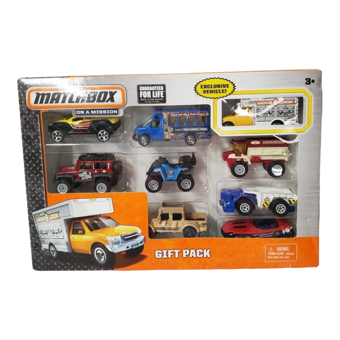 NIB *Matchbox (2014) - 9 Vehicle Gift Pack by Mattel,