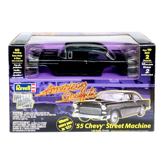 NIB *Revell American Graffiti "1955 Black Chevrolet Street Machine" (1:25) #85-1511