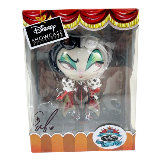 NIB *Signed Disney Showcase Collection "CRUELLA" Miss Mindy Vinyl Doll