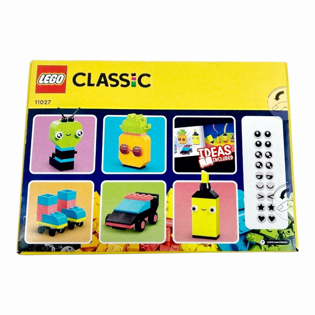 NIB *Lego Classic Neon Fun Building Bricks #11027 & 3 Lego Boxes of Dots #41954