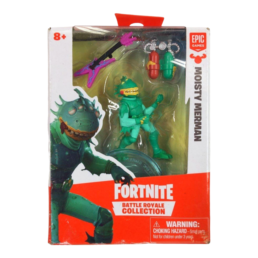 NIB *Fortnite Lot: Omega, Drift, Toxic Trooper & Moisty Merman from Battle Royals