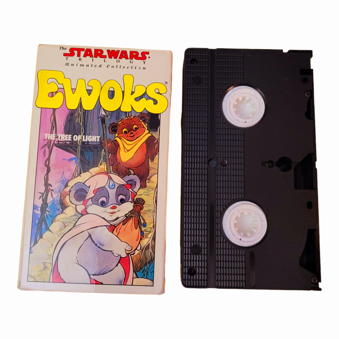 Vintage *Star Wars Trilogy Animated Collection "EWOKS: The Tree of Light" VHS Tape