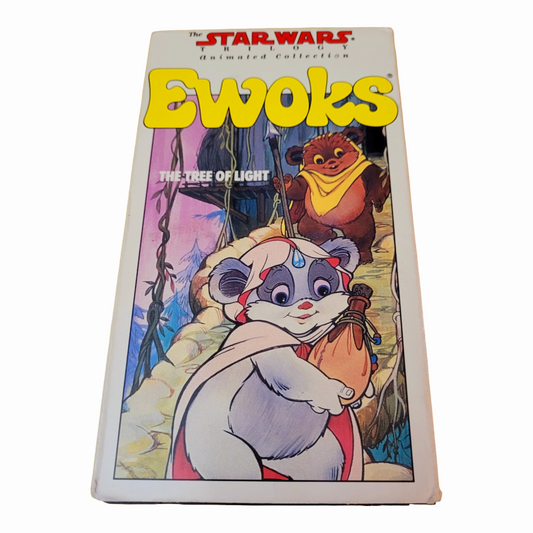 Vintage *Star Wars Trilogy Animated Collection "EWOKS: The Tree of Light" VHS Tape