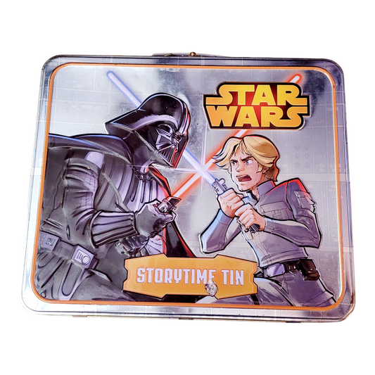 Star Wars "StoryTime Tin" Includes: Poster, Fun Workbooks, Stickers, Art