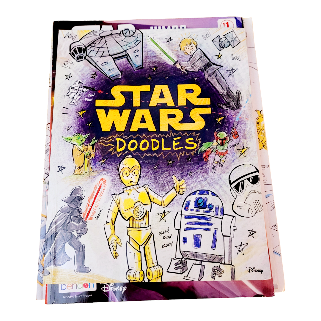 Star Wars "StoryTime Tin" Includes: Poster, Fun Workbooks, Stickers, Art