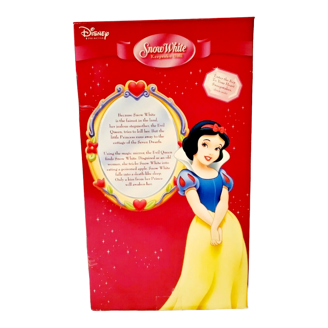NIB *Brass Key "Snow White" Porcelain Disney Keepsake Princess 16" Doll (2004)