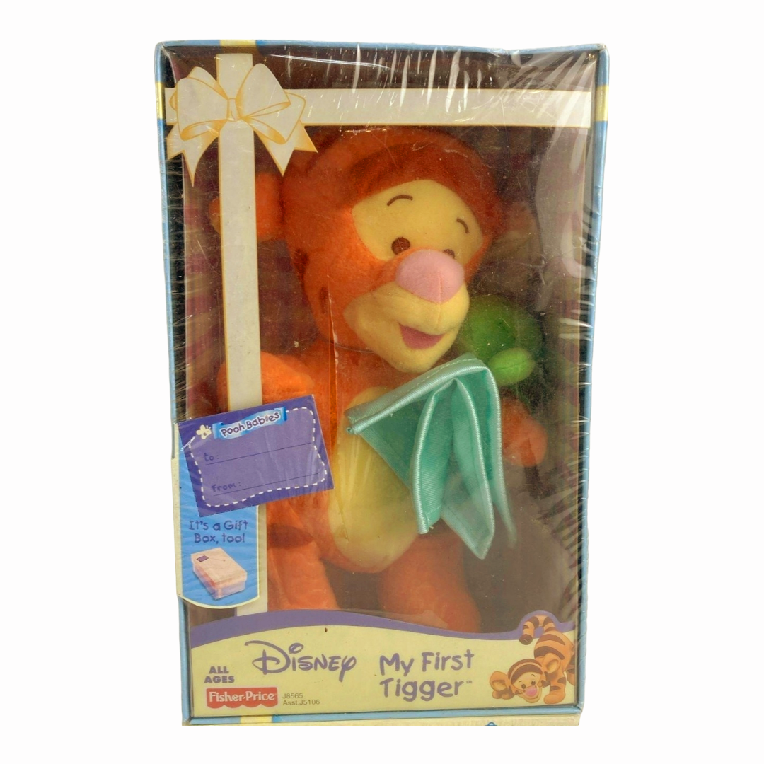 NIB *Disney Fisher Price My First "Tigger" Plush Soft Toy in Gift Box