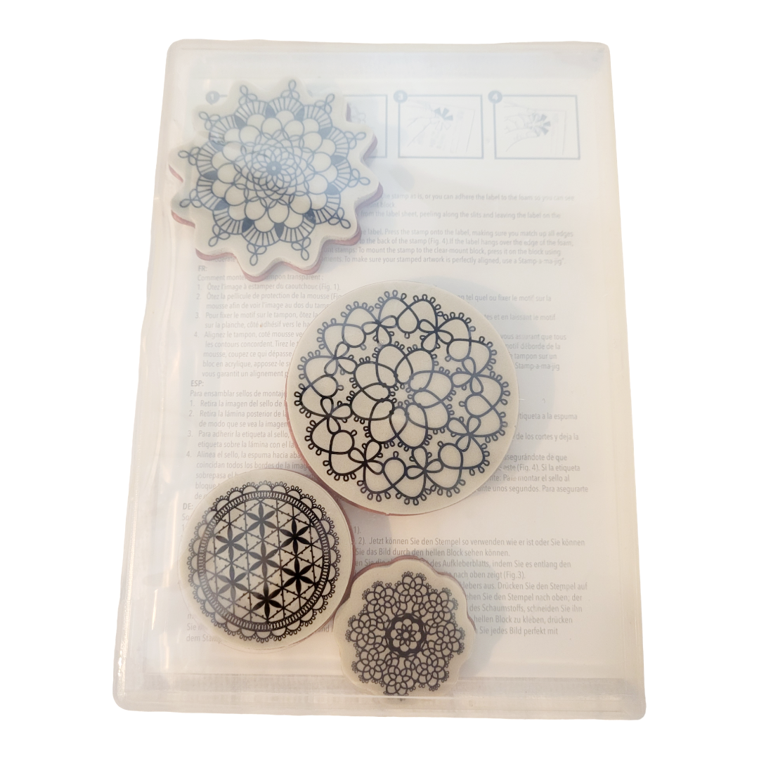 Stamping Up! (2) 'Delicate Doilies' & 'Hello, Doily' Stamp Kits (5 Stamps)