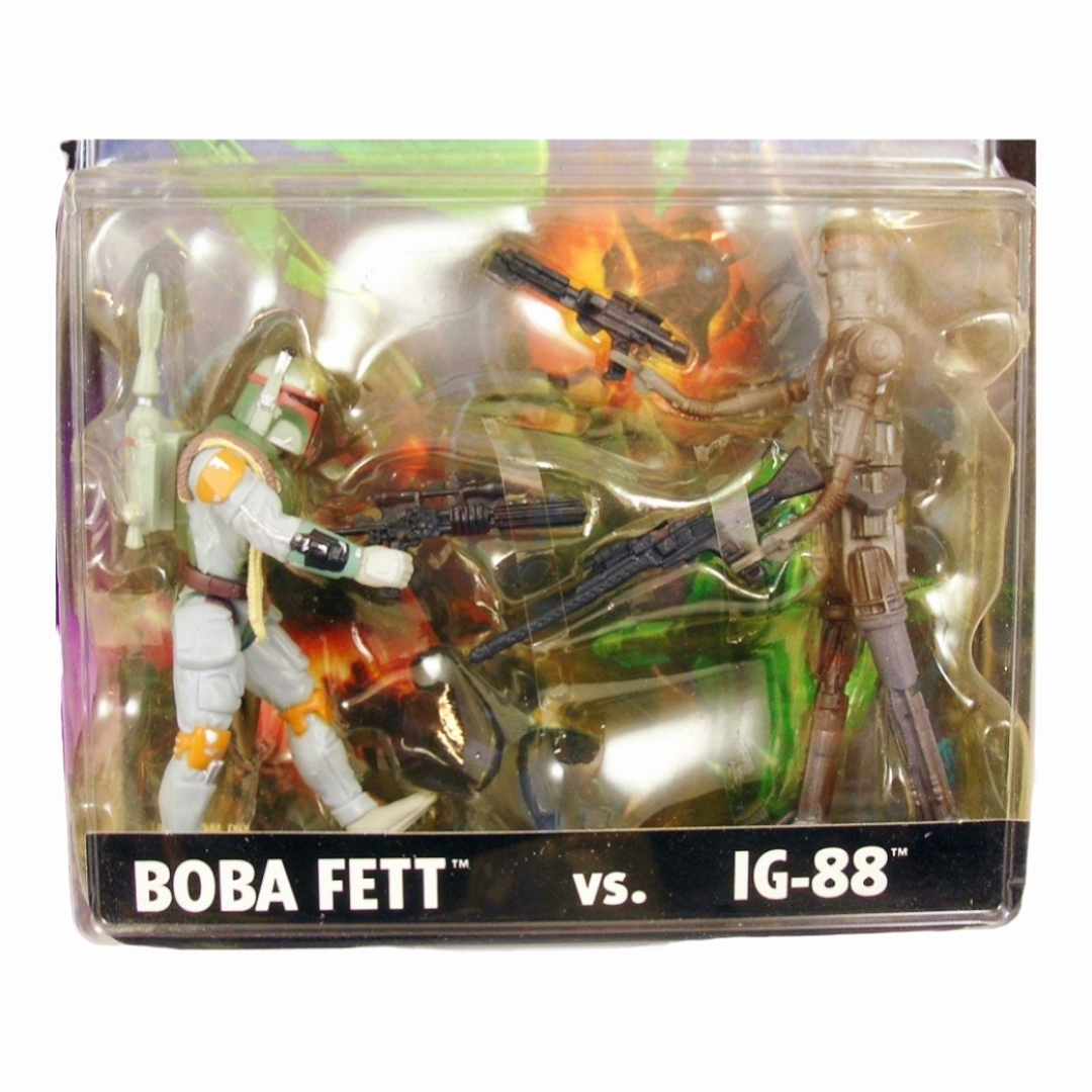 NIB *Star Wars: Shadows of the Empire Bobba Fett vs IG-88 Action Figure & Comic