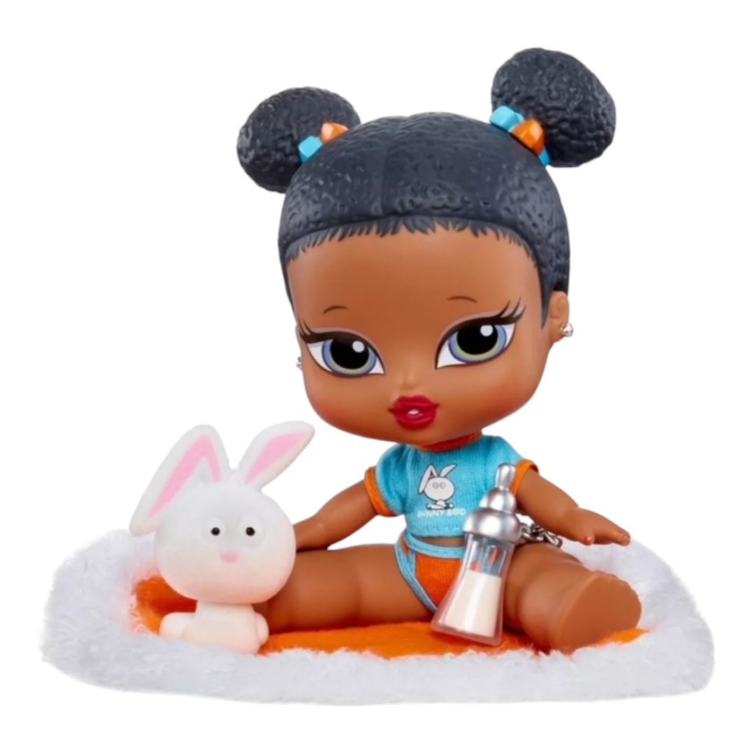 NIB *Bratz: Baby Fashion Doll - Sasha w/ Soft Blanket, Flocked Bunny & Bottle