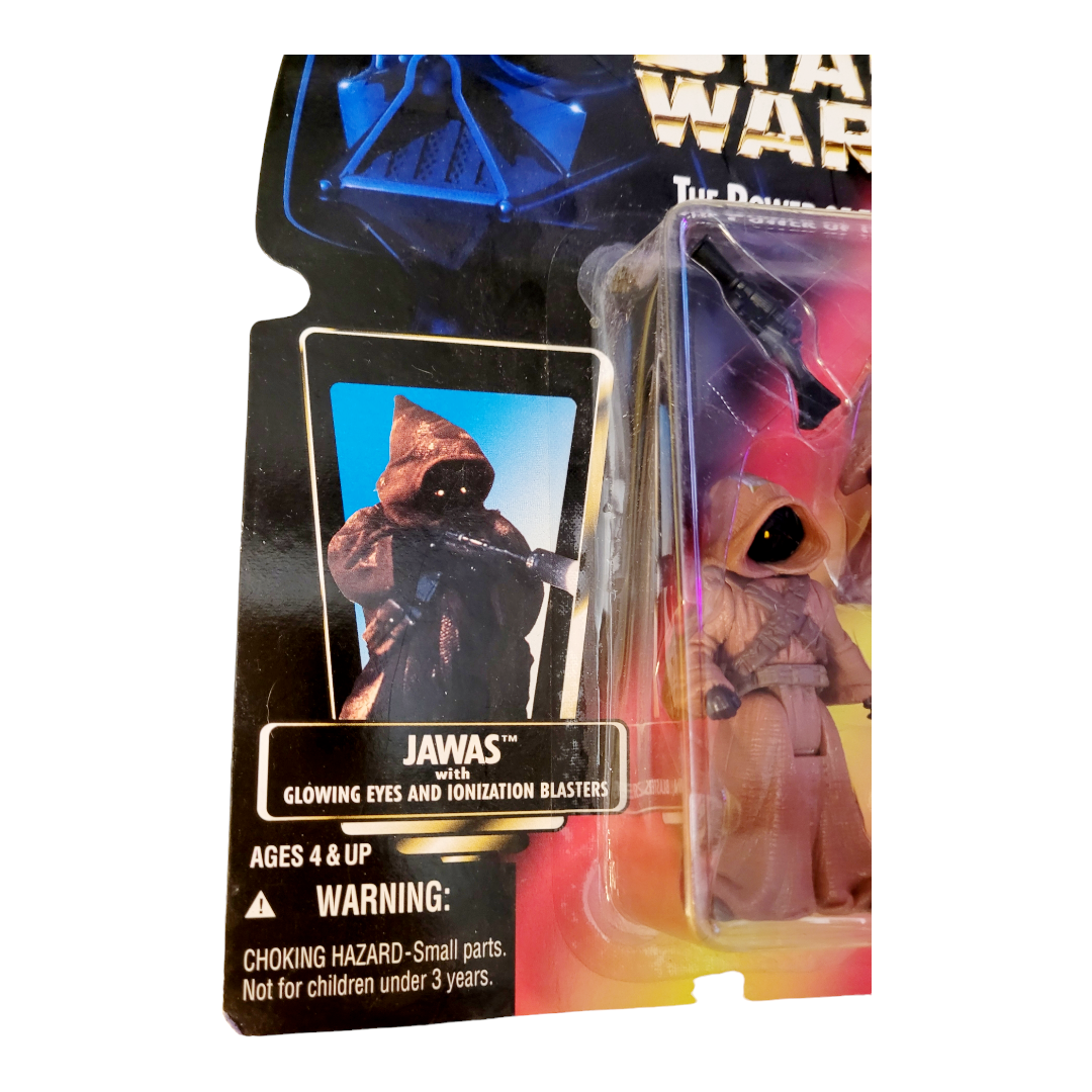 NIB *Star Wars Power of the Force: JAWAS w/ Glowing Eyes & Ionization Blasters