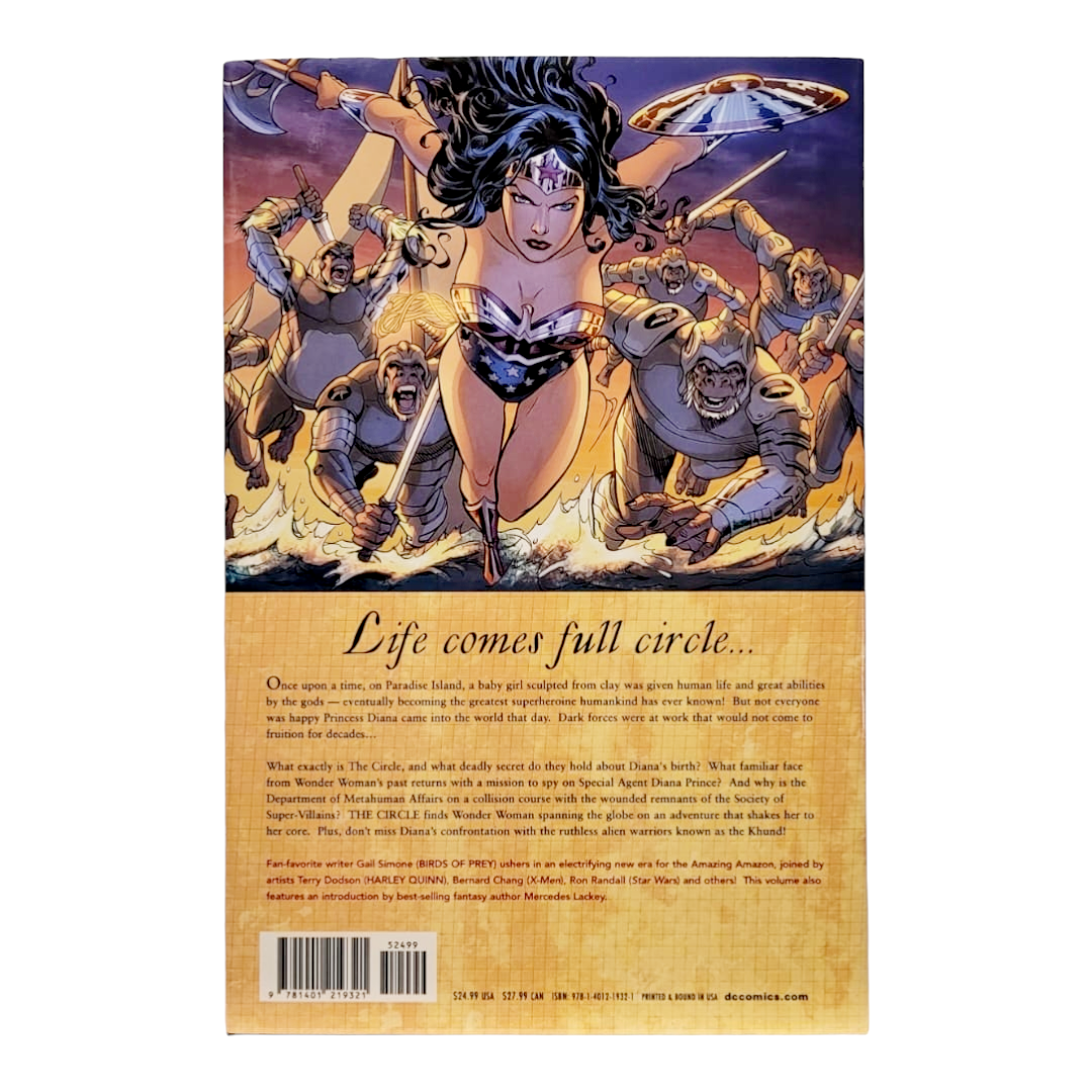DC *Two (2) Wonder Woman Comic Books "The Circle" & "The True Amazon" Hardback