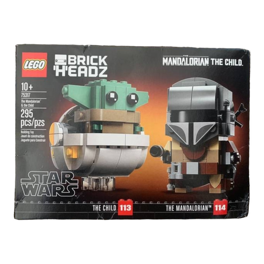 NIB *Lego (75317) 295pcs. BrickHeadz Star Wars "The Mandalorian & the Child"