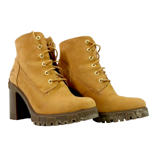 Nice *Women's Timberland Lana 6" Point Lace-Up Boots Waterproof Wheat (Size 10)