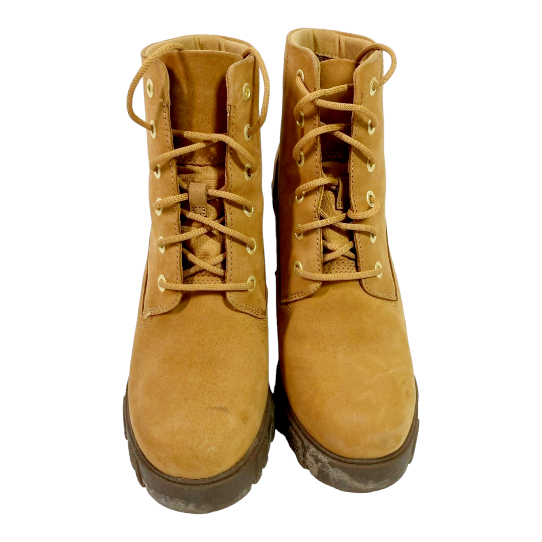 Nice *Women's Timberland Lana 6" Point Lace-Up Boots Waterproof Wheat (Size 10)