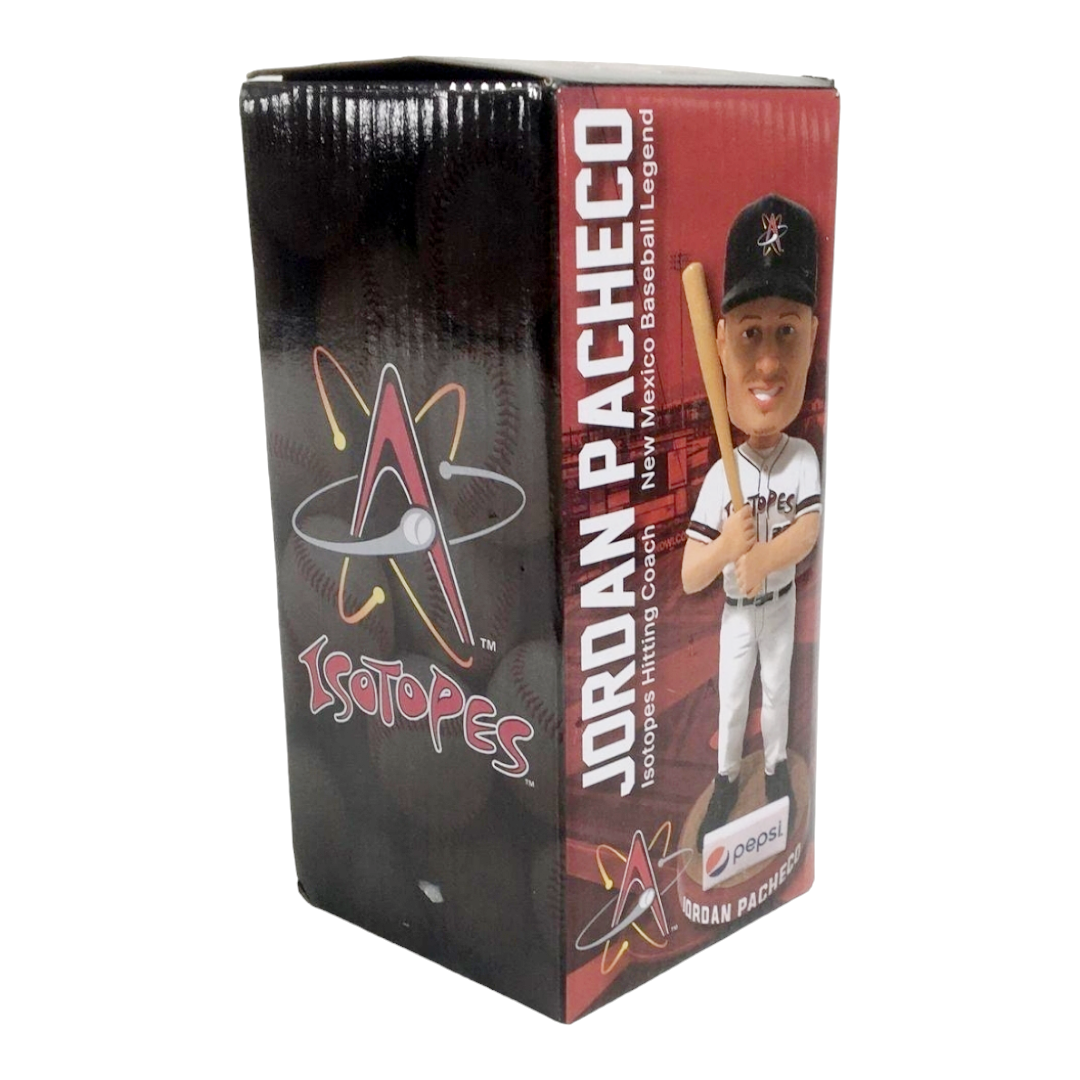 NIB *Jordan Pacheco (Albuq. Isotopes Batting Coach) Bobble-Head / Pepsi 2023