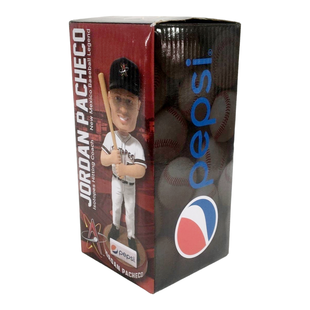 NIB *Jordan Pacheco (Albuq. Isotopes Batting Coach) Bobble-Head / Pepsi 2023