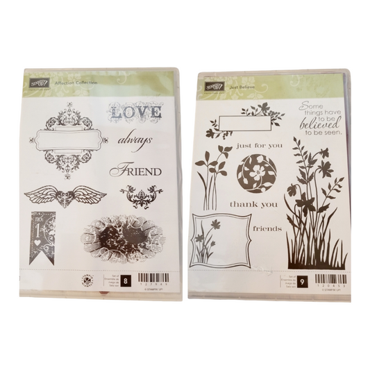 Stamping Up! (2) "Amazing Family" and "Hand-Penned Holidays" Stamp Kits