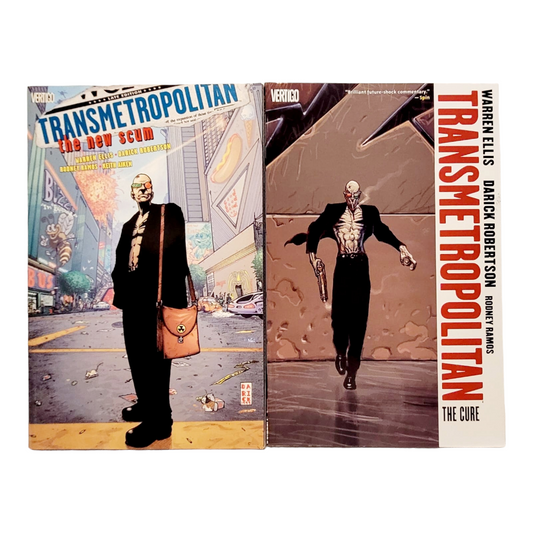 Vertigo (2) Transmetropolitan Comic Books 'The Cure' & 'The New Scum'