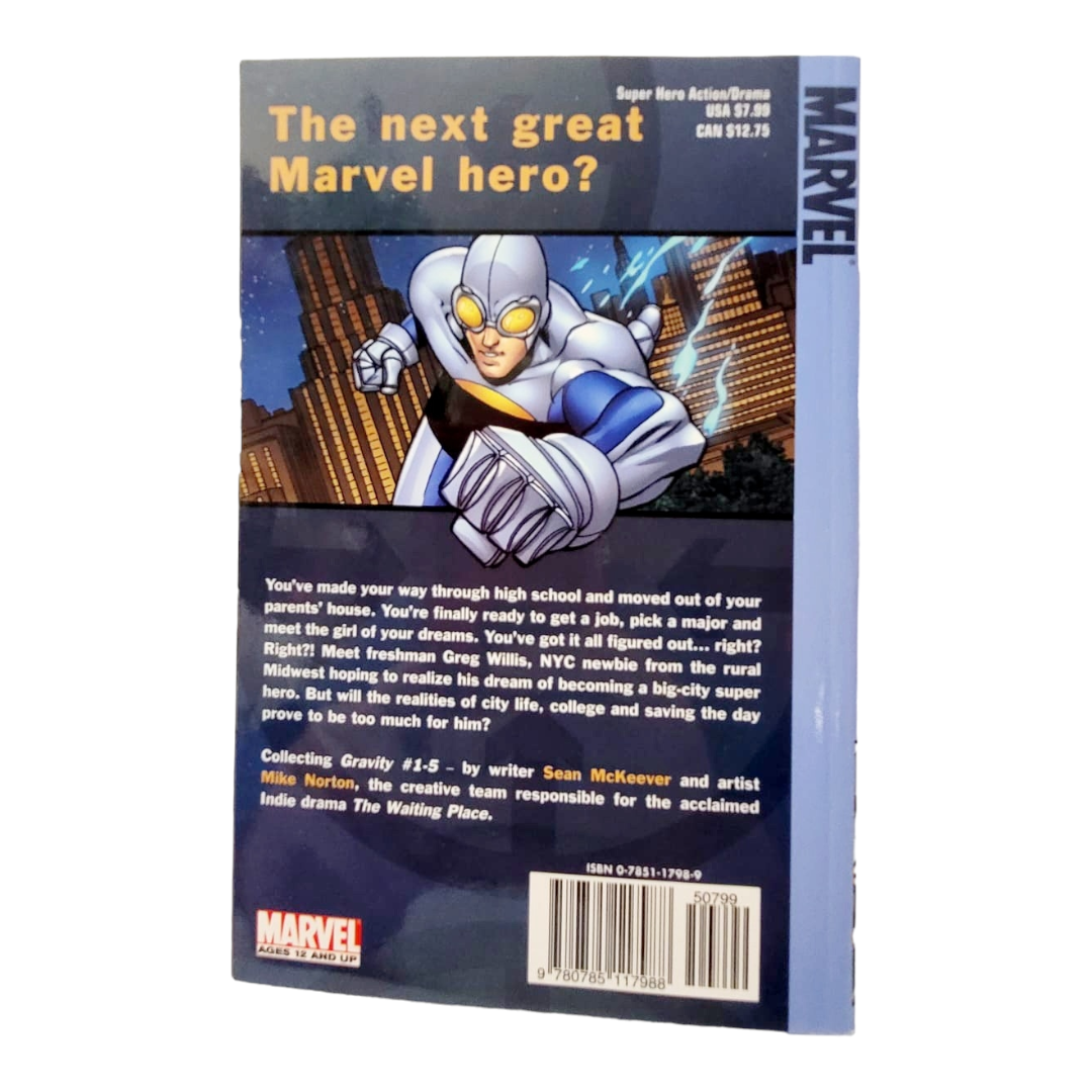 Marvel Comics * "Gravity: Big City Super Hero" Comic Book (by Sean McKeever) #1-5