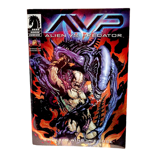 Marvel *Alien vs. Predator AVP "Whoever Wins/We Lose" Chrome Mini Comic Book