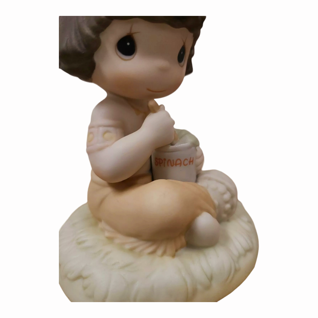 NIB *Precious Moments "LORD KEEP ME IN TEEPEE TOP SHAPE" Figurine (1991)