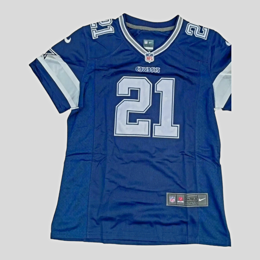 NFL *Dallas Cowboys Jersey Ezekiel "ELLIOTT #21" Navy Blue Stitched Game Jersey