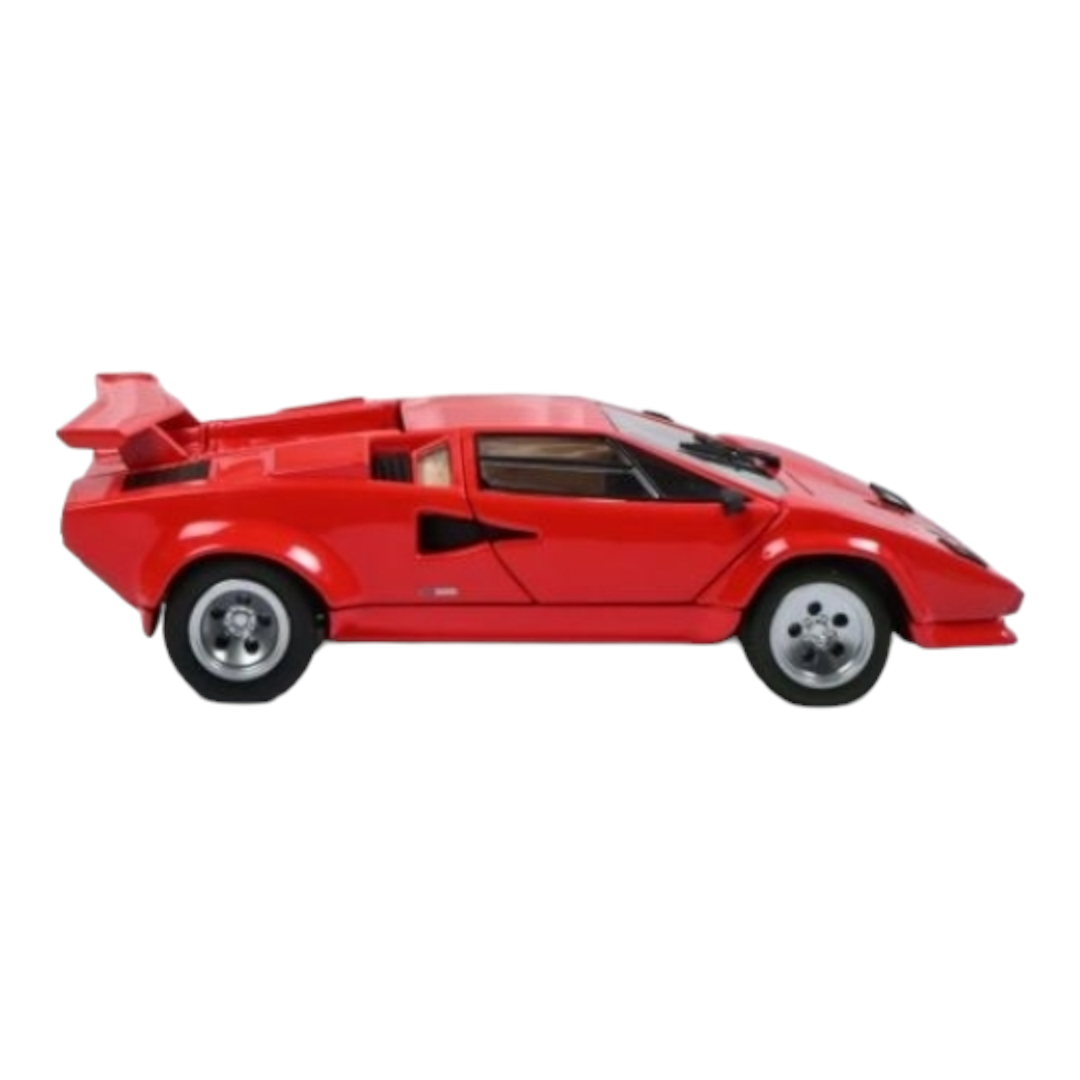 NIB *Franklin Mint (1985) Red 7" Lamborghini Countach 5000 S Model Car 1:24