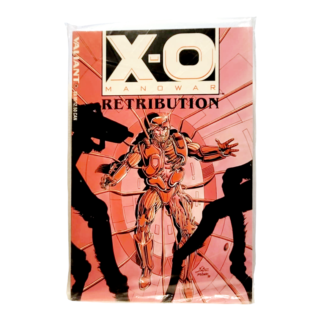 Two (2) X-O Manowar Comic Books: "Retribution" & "Database Vol. #1"
