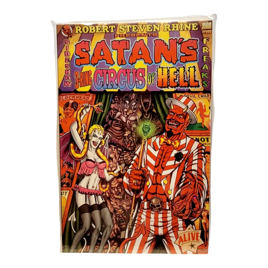 Asylum Press "Satan's 3-Ring Circus of Hell" #1 (July, 2005) 256 pgs. [R.S. Rhine] Graphic