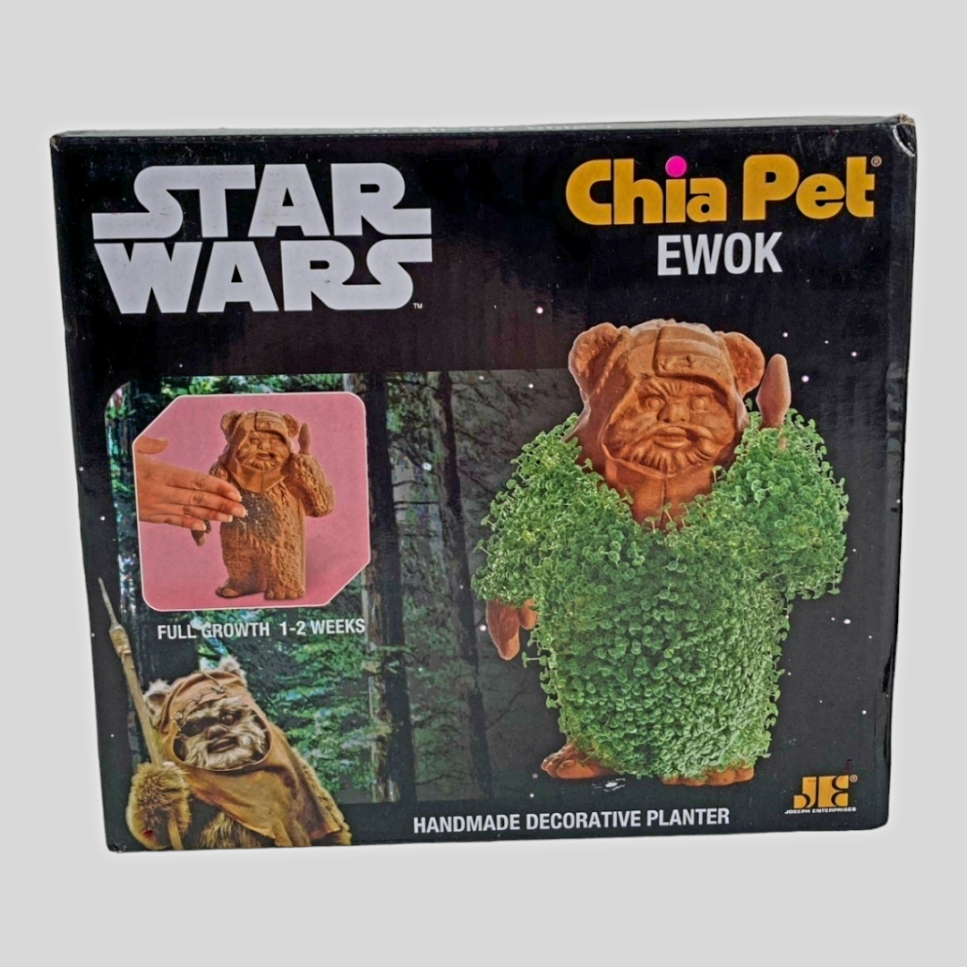 NIB *Star Wars Chi PET "EWOK" Pet Planter Figure Disney Lucasfilms