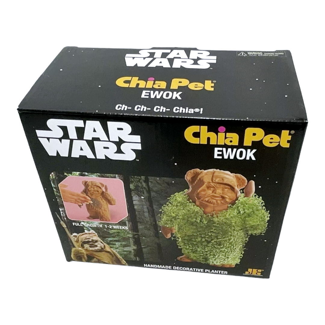 NIB *Star Wars Chi PET "EWOK" Pet Planter Figure Disney Lucasfilms