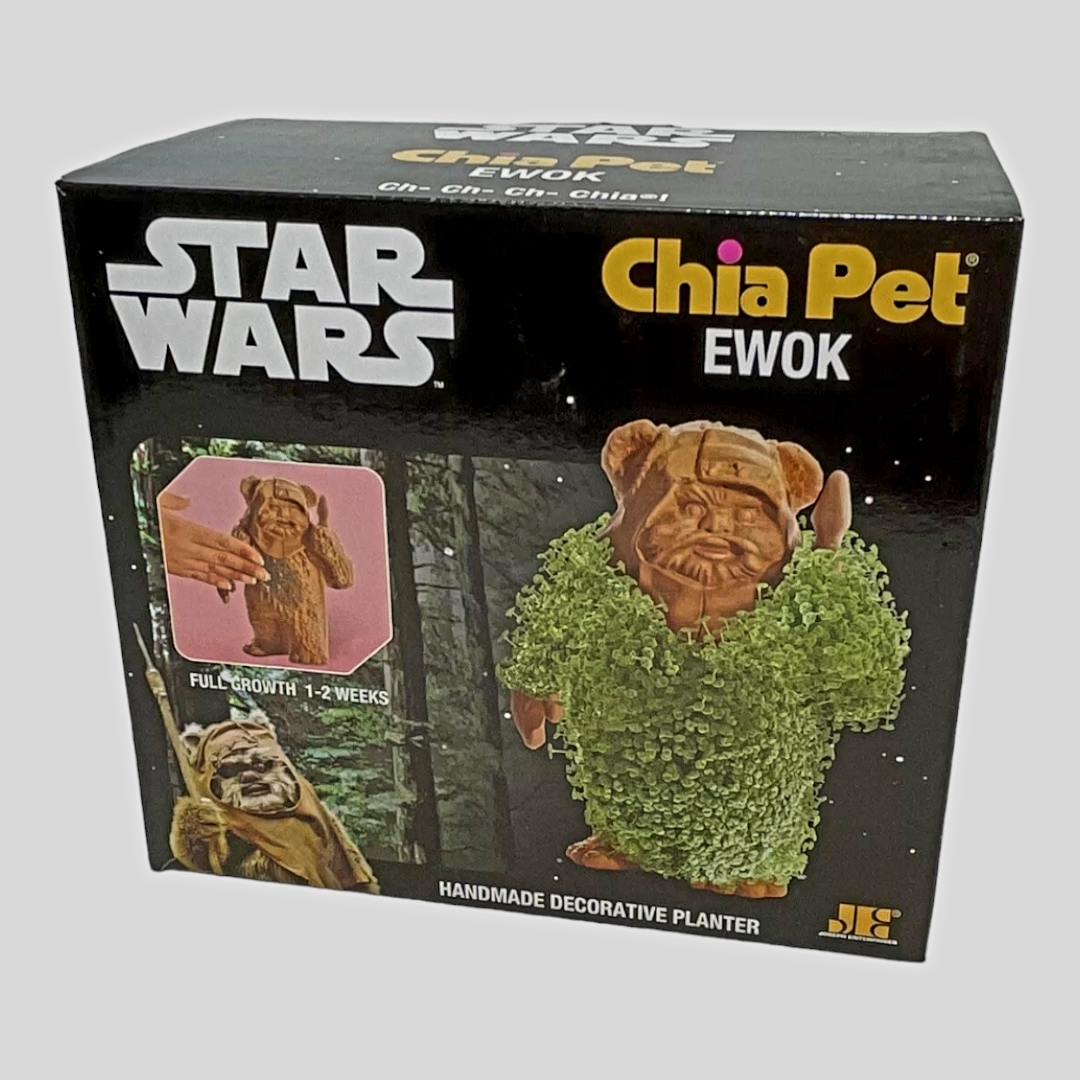 NIB *Star Wars Chi PET "EWOK" Pet Planter Figure Disney Lucasfilms