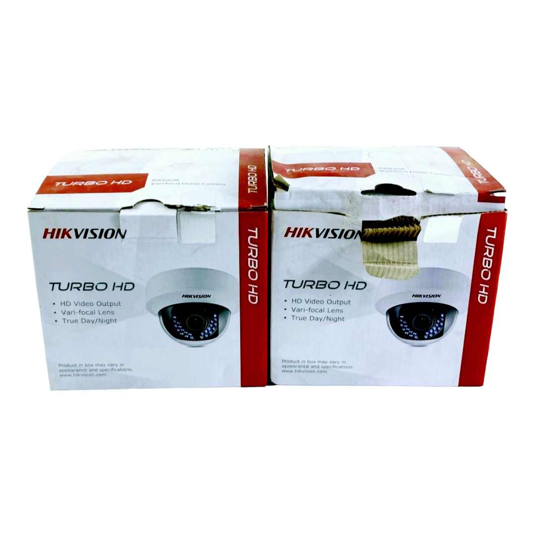 NIB *TWO (2) Hikvision 2MP CCTV Cameras: Full ColorVU [Home/Office Sys]