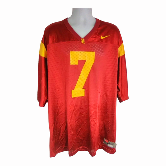 Nike (USC) University of Southern California #7 Trojans Football Jersey 2XL