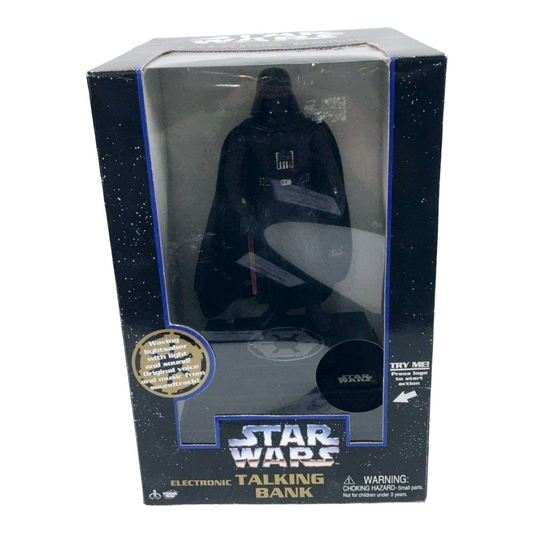 NIB *Star Wars Electronic Talking Bank: Darth Vader ThinkPad Toys (10"×9"×4")
